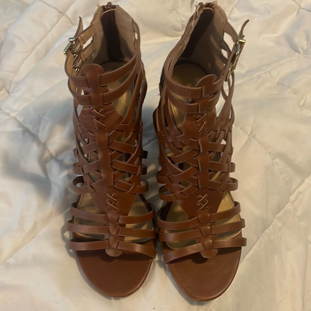 Express strappy heels